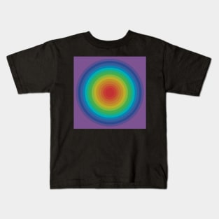 Rainbow Circles Kids T-Shirt